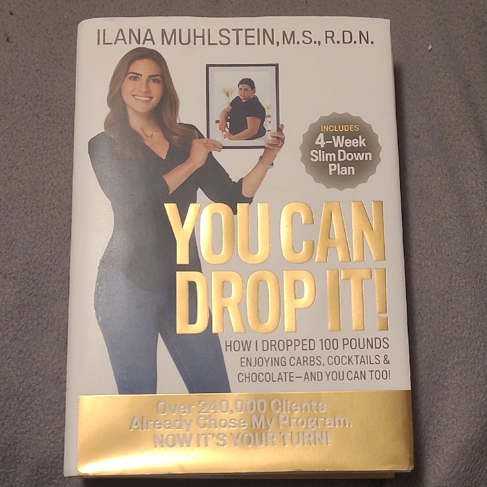 You Can Drop It! Book with Gold Accents